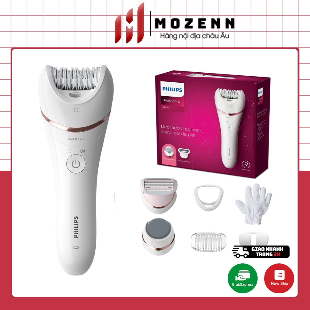Máy triệt lông Philips Series 8000 BRE740/10 tại gia dành cho phái đẹp