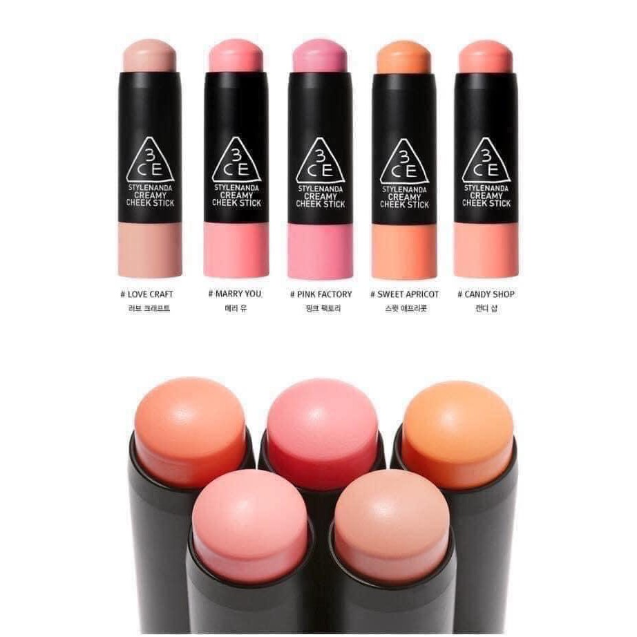 Má hồng dạng kem thỏi 3CE CREAMY CHEEK STICK | BigBuy360 - bigbuy360.vn