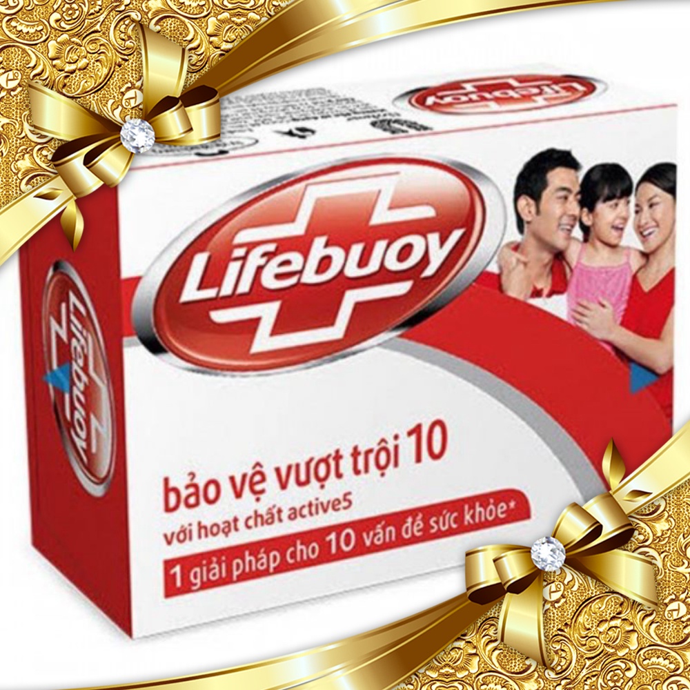 Combo 3 xà bông cục Lifebuoy Bảo Vệ Vượt Trội tặng khăn