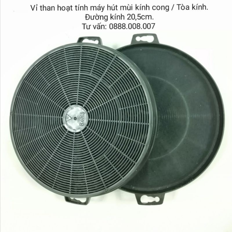 2 vỉ than máy hút mùi Malloca MC9039W/9039B