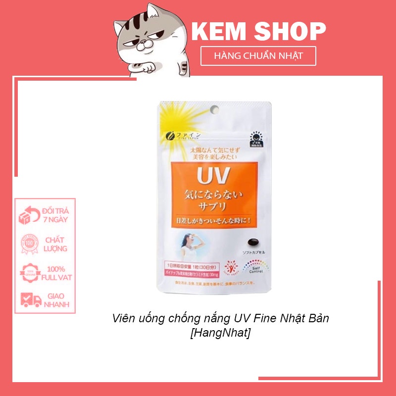 Viên uống chống nắng UV Fine Nhật Bản [HangNhat]