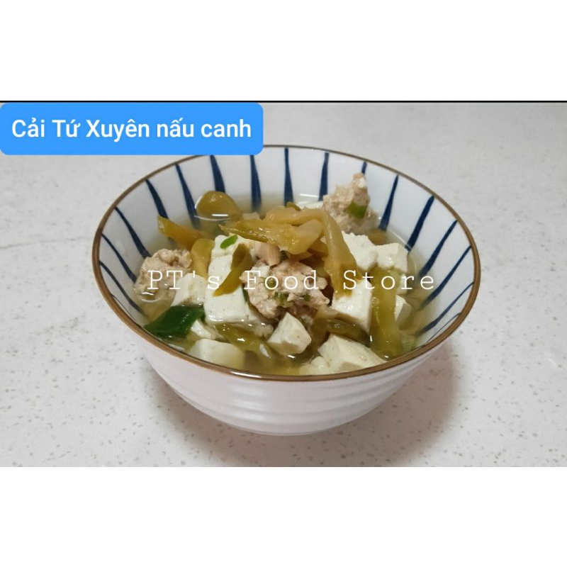 Cải muối Tứ Xuyên đóng hộp hiệu Thỏ Trắng /Preserved Vegetable Szechuen Radis Chinois White Rabbit Brand