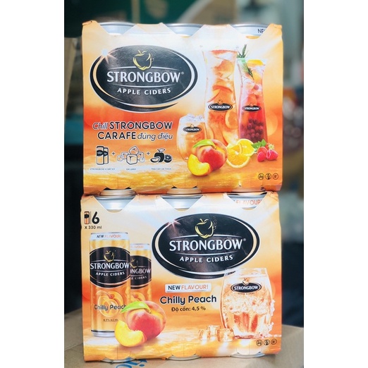 Strongbow vị đào 6 lon/lốc Chang's Food