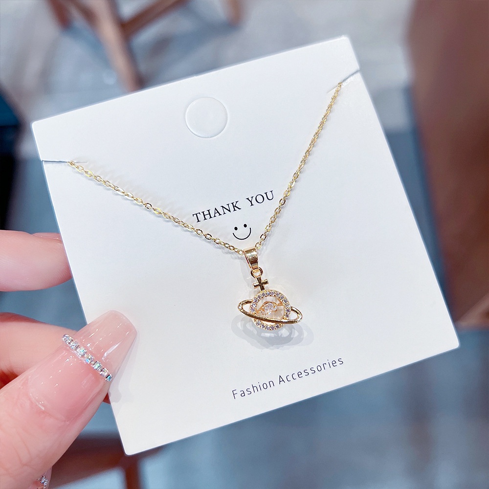 Dây Chuyền Thép Titan Mặt Hình Ngôi Sao Đính Đá Zircon Sang Trọng