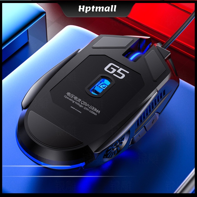 Chuột chơi game G5 cho máy cơ phát sáng 6D có dây