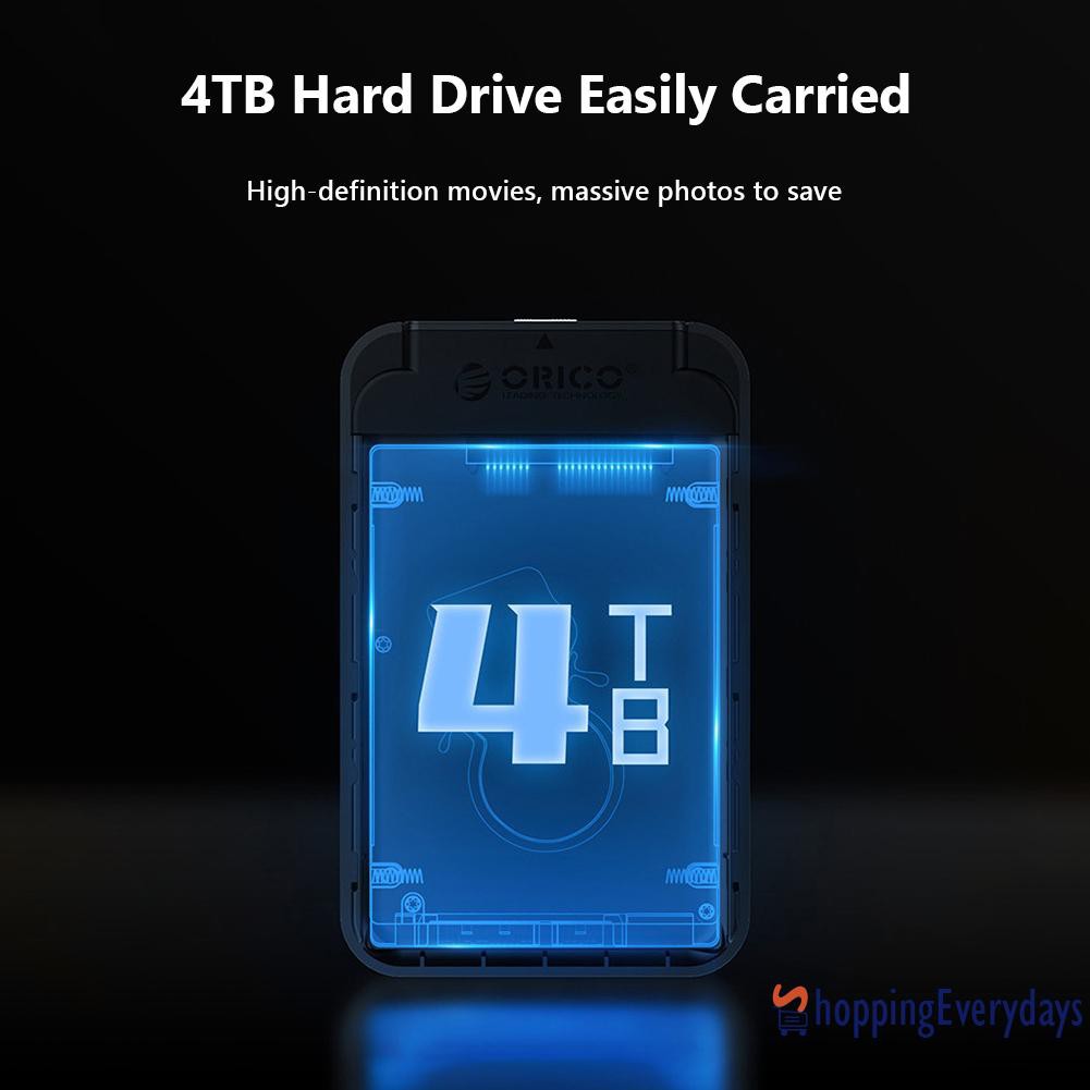 Hộp Đựng Ổ Cứng Ngoài Orico 2520c3 Type-C Hdd Ssd 4tb 2.5 Inch | BigBuy360 - bigbuy360.vn