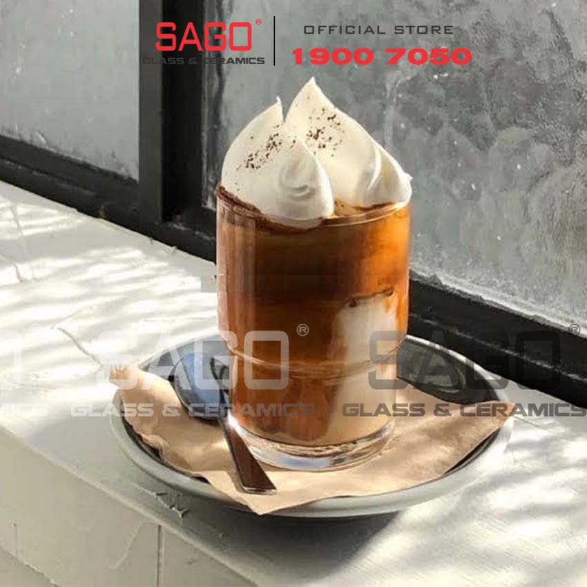 Ly Thủy Tinh Hai Tầng 240Ml | Thủy Tinh Cao Cấp , Nhập Khẩu Thái Lan