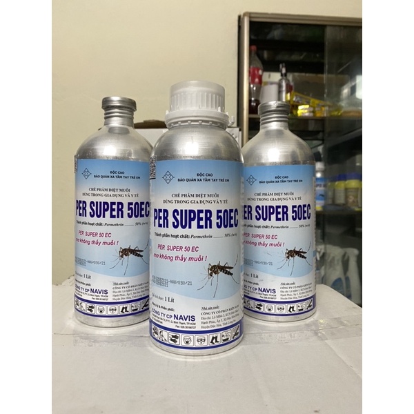 Thuốc muỗi chai nhôm PER SUPER 50EC - 1LÍT