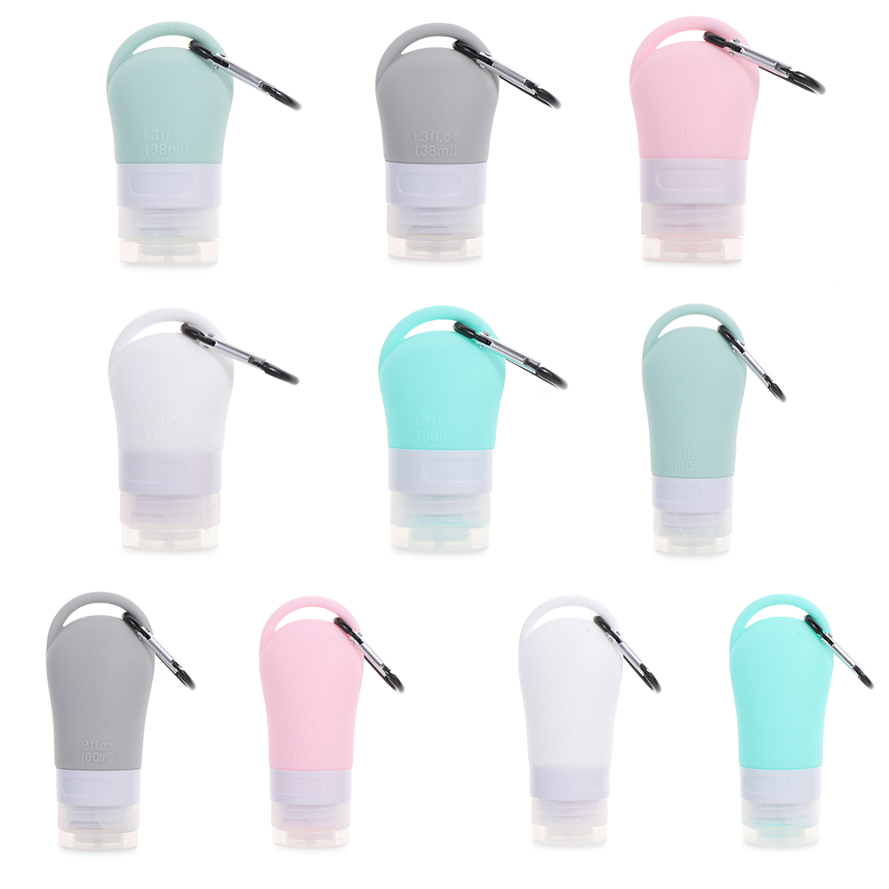 Chai Silicone Đựng Dầu Gội/Sữa Tắm Nhỏ Gọn Tiện Dụng
