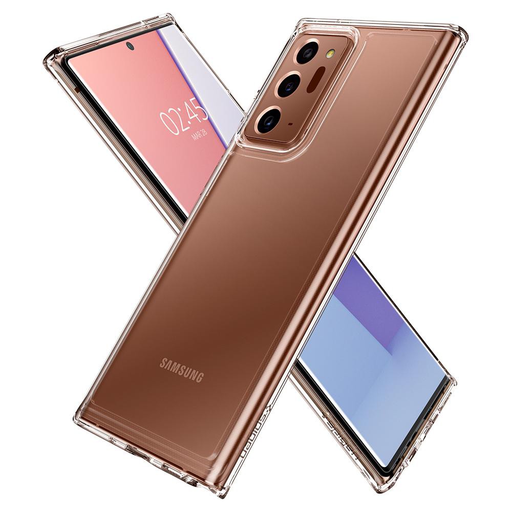 Ốp lưng Note 20 Ultra / Note 20 Spigen Ultra Hybrid trong suốt - Hàng Chính Hãng.