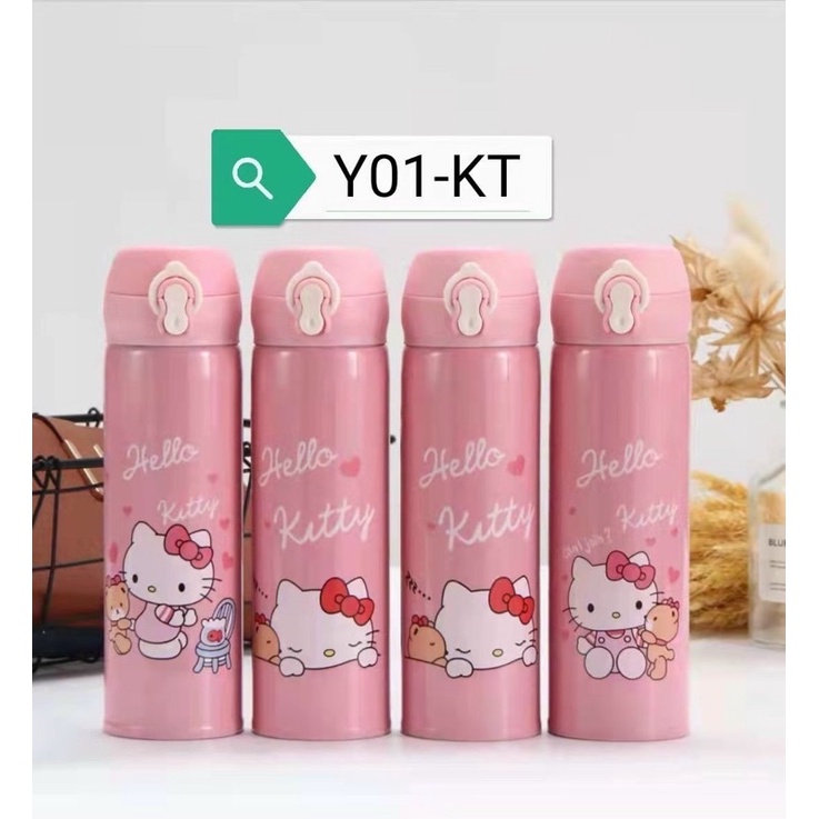 Bình Giữ Nhiệt 500ml Inox 304 Hoạ Tiết Siêu Cute
