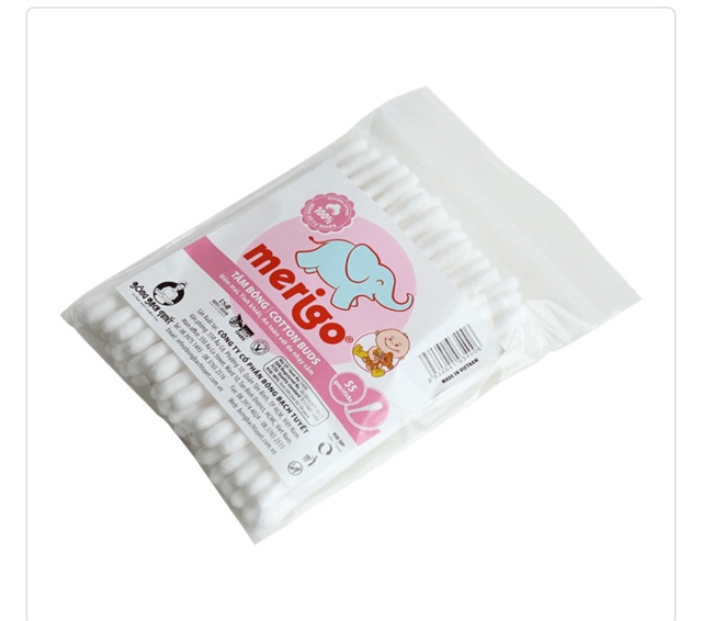 Tăm bông y tế Bông Bạch Tuyết dành cho trẻ em và người lớn giúp vệ sinh tai, trang điểm…