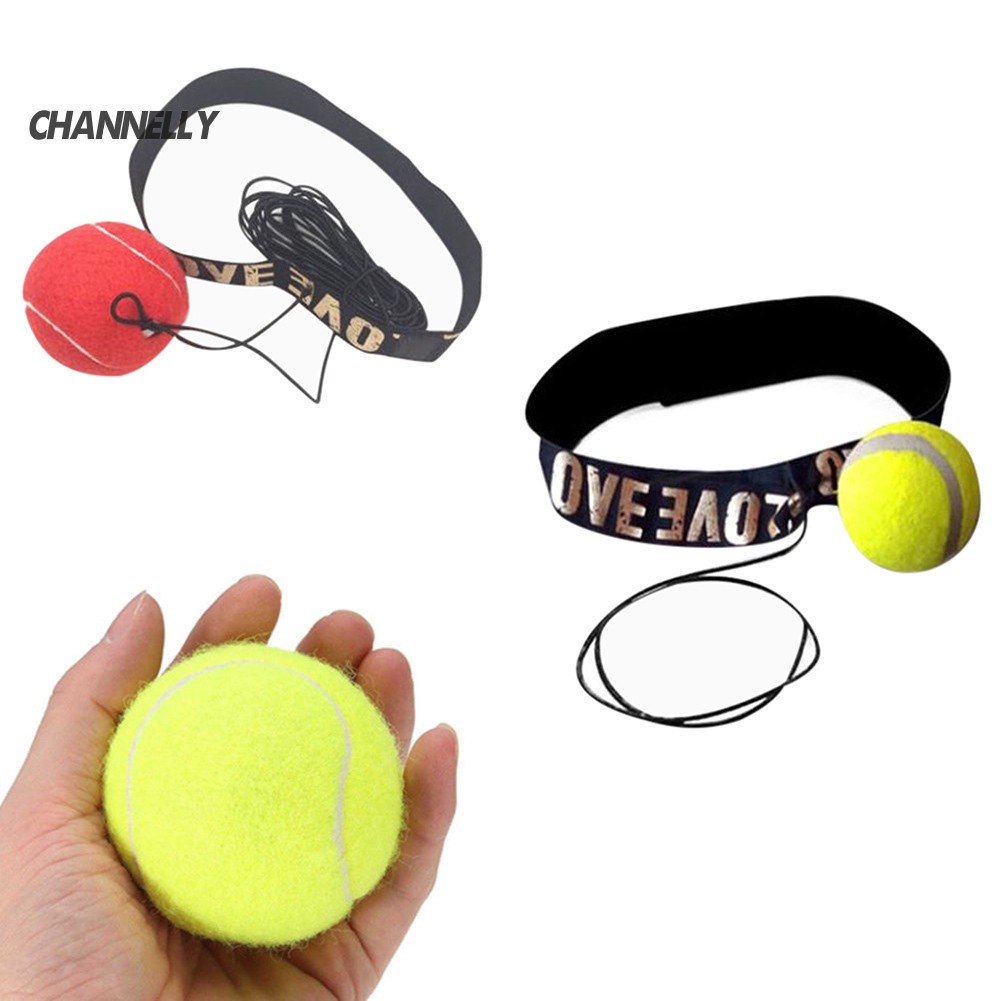 Bóng tennis có dây đeo đầu tập luyện boxing