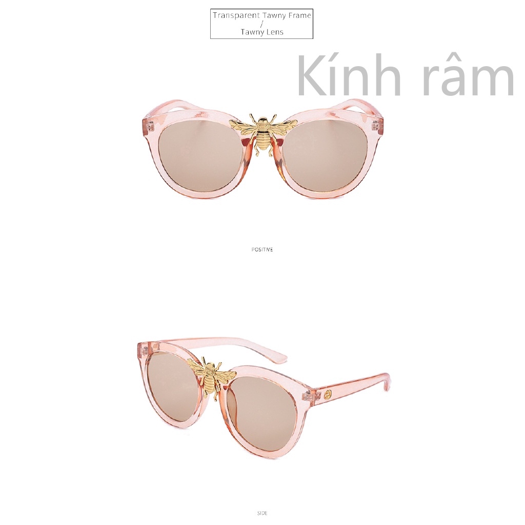 Kính mát tròng lớn chống tia UV400 phong cách retro