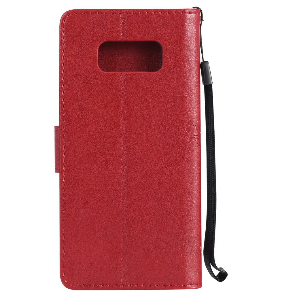 Bao da điện thoại có đế đỡ gấp và ngăn để thẻ họa tiết họa tiết nổi cho Samsung Galaxy S8/S8 Plus | BigBuy360 - bigbuy360.vn