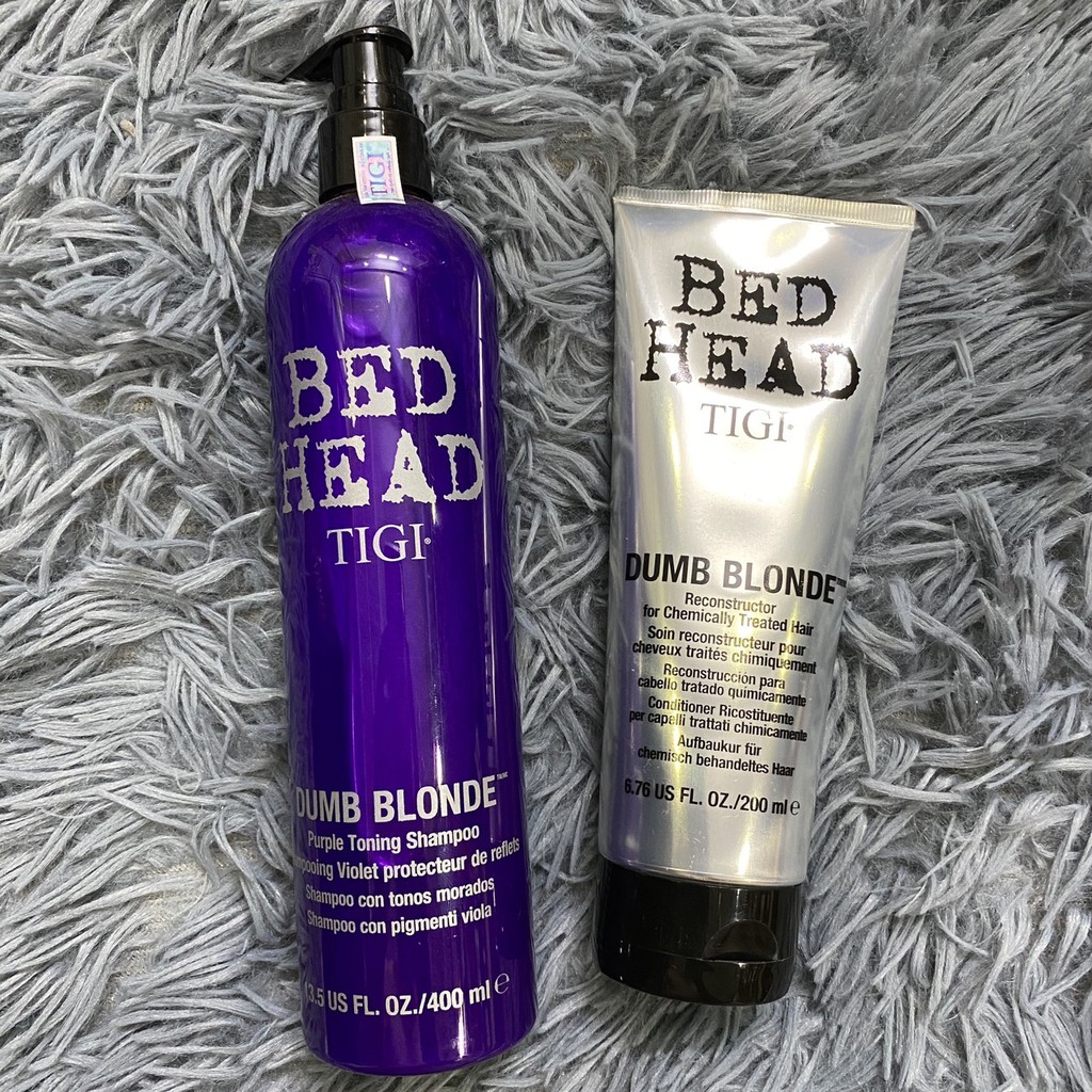 Dầu xả dành cho tóc đã sử dụng hóa chất nhiều lần Tigi Bed Head Dumb Blonde Reconstructor for Chemically Treated Hair