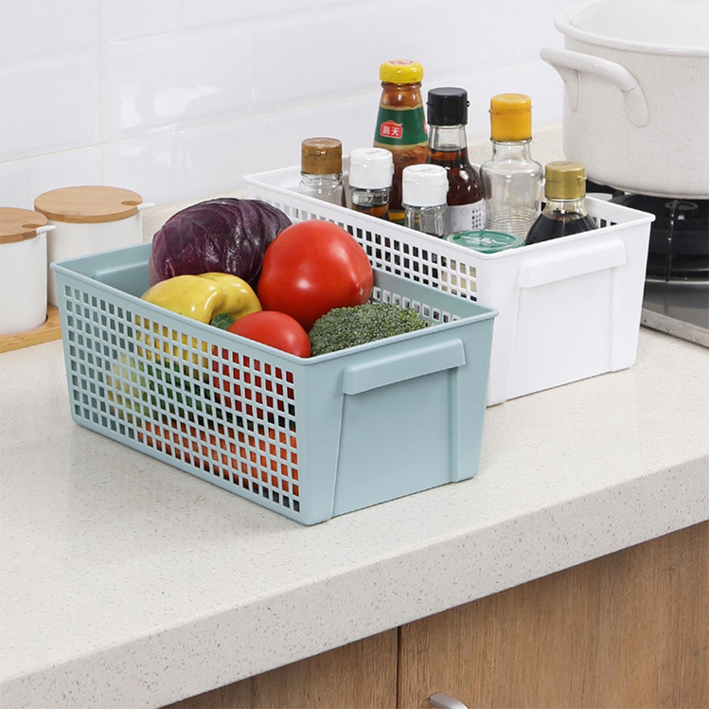 Khay Nhựa Lưới J8 Đựng Hàng Hóa, Giá Rổ Đựng Đồ Đạc - Chất Đẹp - Cứng Cáp - Giỏ Dài 28Cm