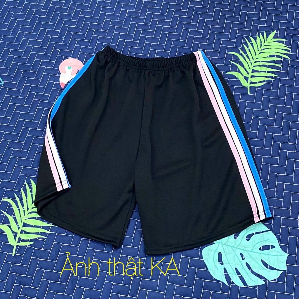 🆕 Quần Đùi Short Ba Sọc KA FREESHIP Quần Short Unisex Nữ Siêu rẻ