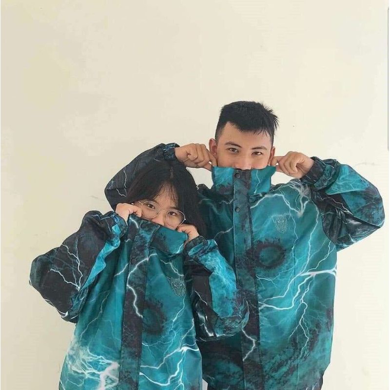 Áo khoác dù 2 lớp 3D loang sấm chớp - Hana Store | BigBuy360 - bigbuy360.vn