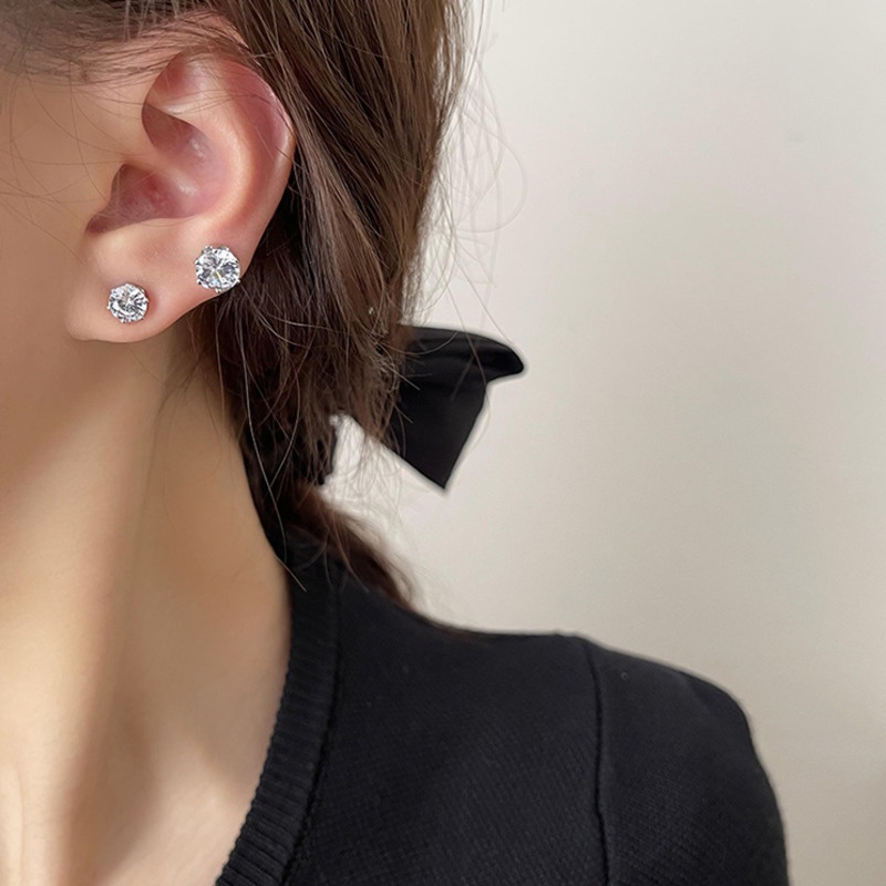 Khuyên Tai Nam Châm Hút Không Cần Bấm Lỗ Tai Phong Cách punk Đường Phố