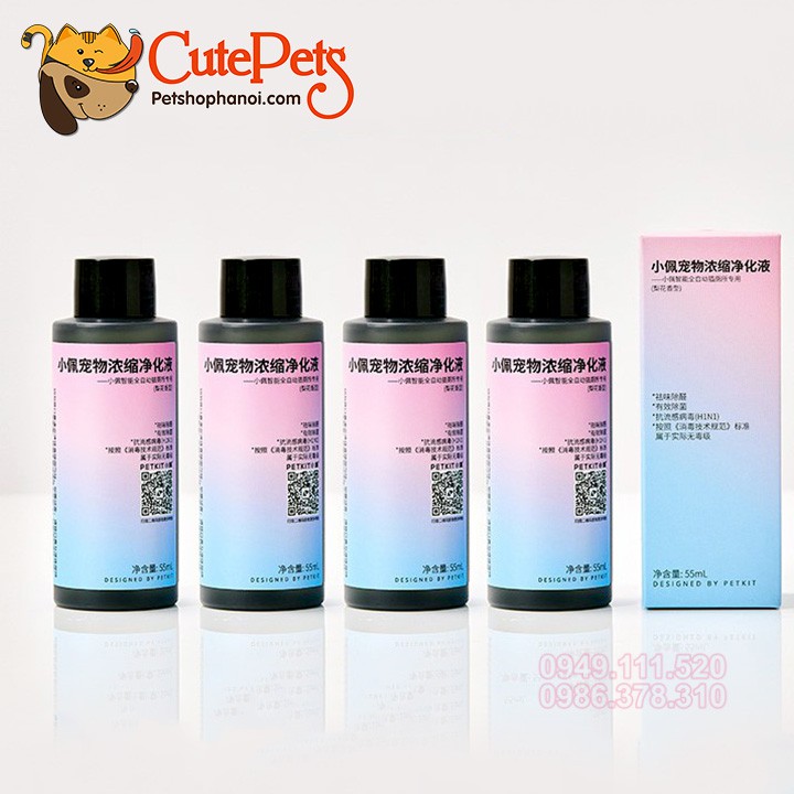 Tinh dầu khử mùi cho máy vệ sinh mèo Petkit Pura X 55ml - CutePets