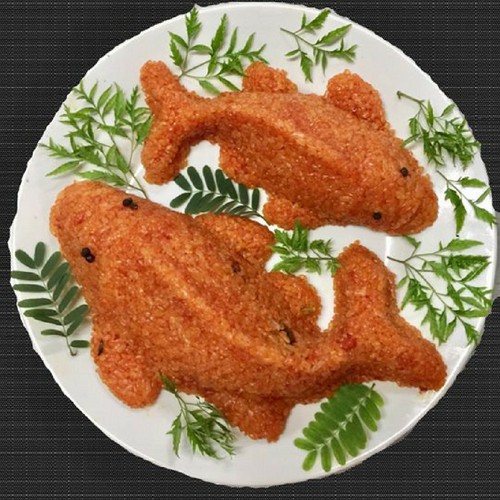 Khuôn nhựa lam thạch, rau câu, khuôn xôi hình cá Koi