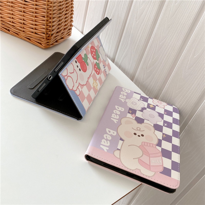 Ốp Lưng Da Gập Chống Sốc Cho iPad Mini 1 2 3 4 5 6 Pro Air 4th 5th 6th 7th 8th 7.9&quot; 9.7&quot; 10.2&quot; 10.9&quot; 11&quot; 2019 2020 2021