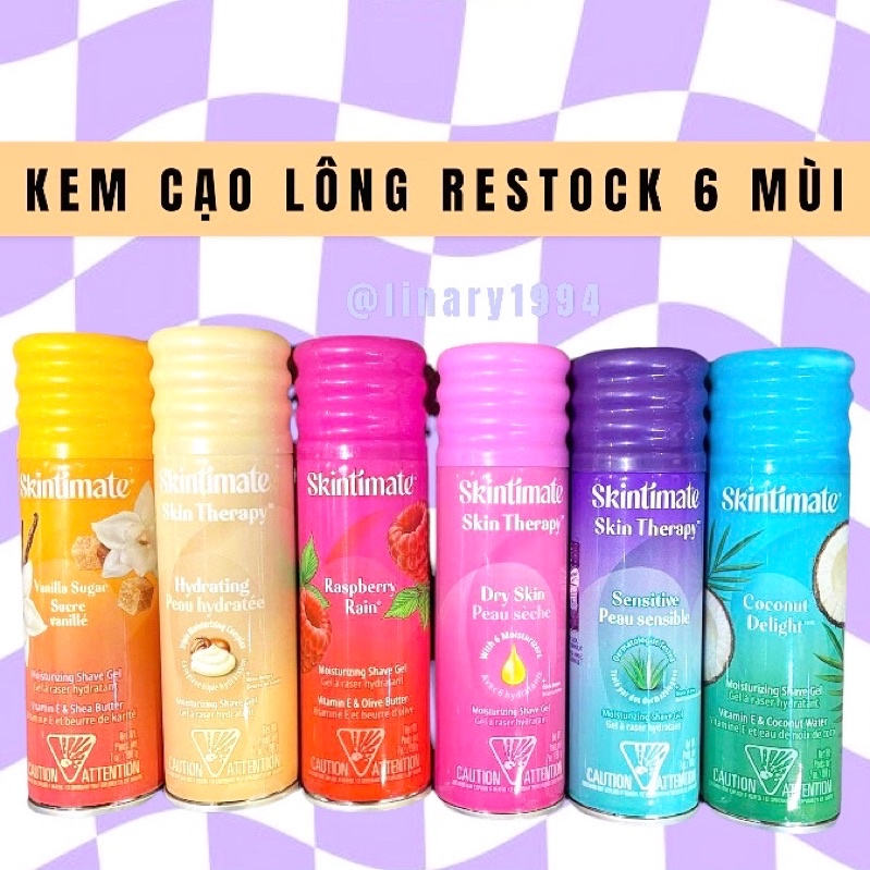 Kem cạo lông toàn thân và bikini nữ Skintimate