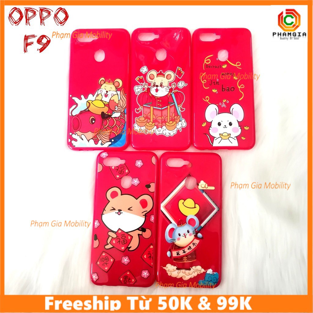 Ốp Lưng hình tết chú chuột 2020 (canh tí) Oppo F9 F7 F5