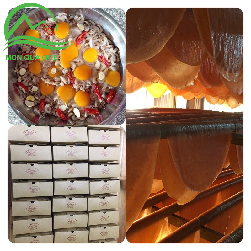 BÁNH PHỒNG TÔM NGÂN QUÊ -CÀ MAU LOẠI ĐẶC BIỆT 48% TÔM TƯƠI HỘP 250GR