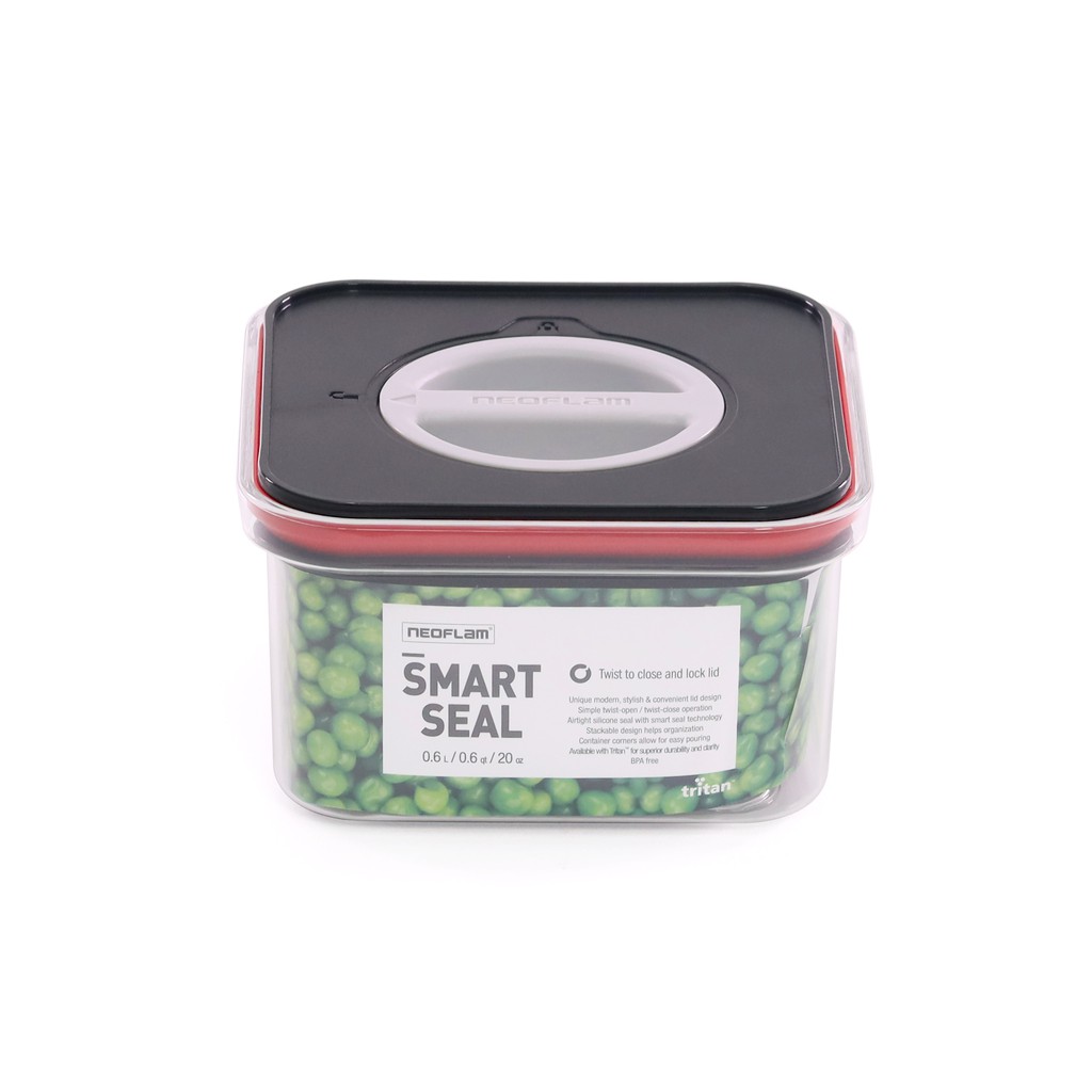 [Hàng chính hãng] Hộp đựng thực phẩm mặt vuông Tritan Neoflam Smart Seal 0.55 lít / 1.4 lít / 2.1 lít / 2.8 lít