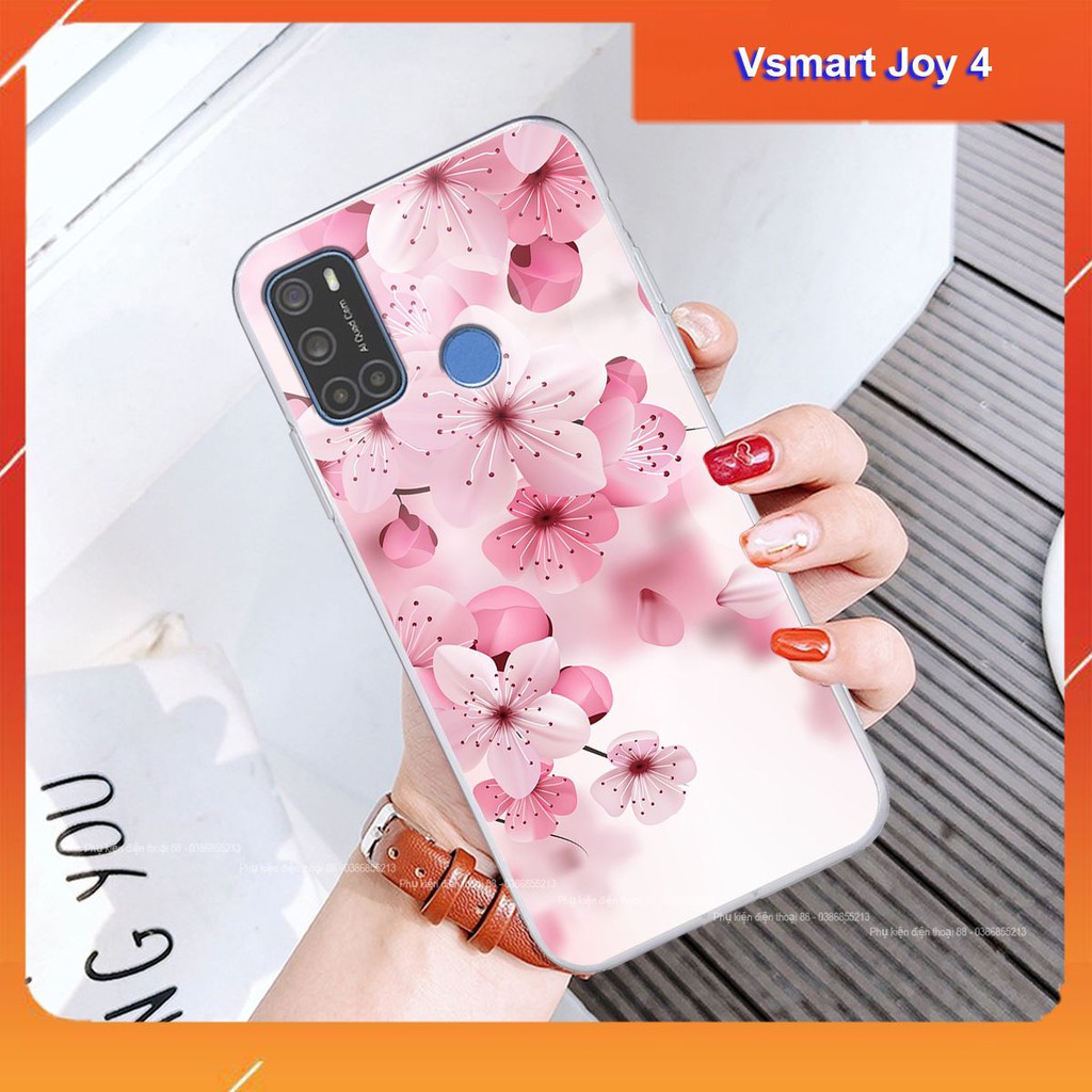 Ốp lưng Vsmart JOY 4 hình hình hoa, thiên nga, đẹp thời trang - CAO CẤP - SANG TRỌNG