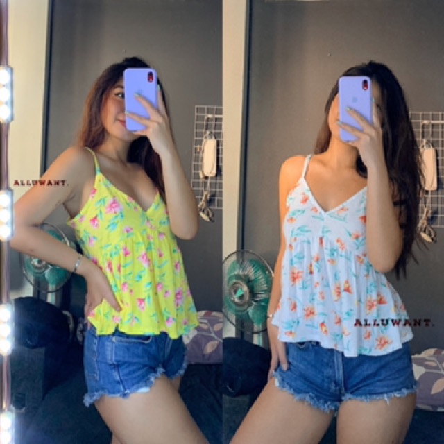 Áo dây Tropical Cami Top F21 VNXK