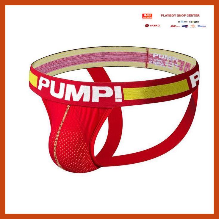 Quần Dài Ống Ôm Có Dây Đeo JOCKSTRAP Màu Đỏ Gợi Cảm Cho Nam