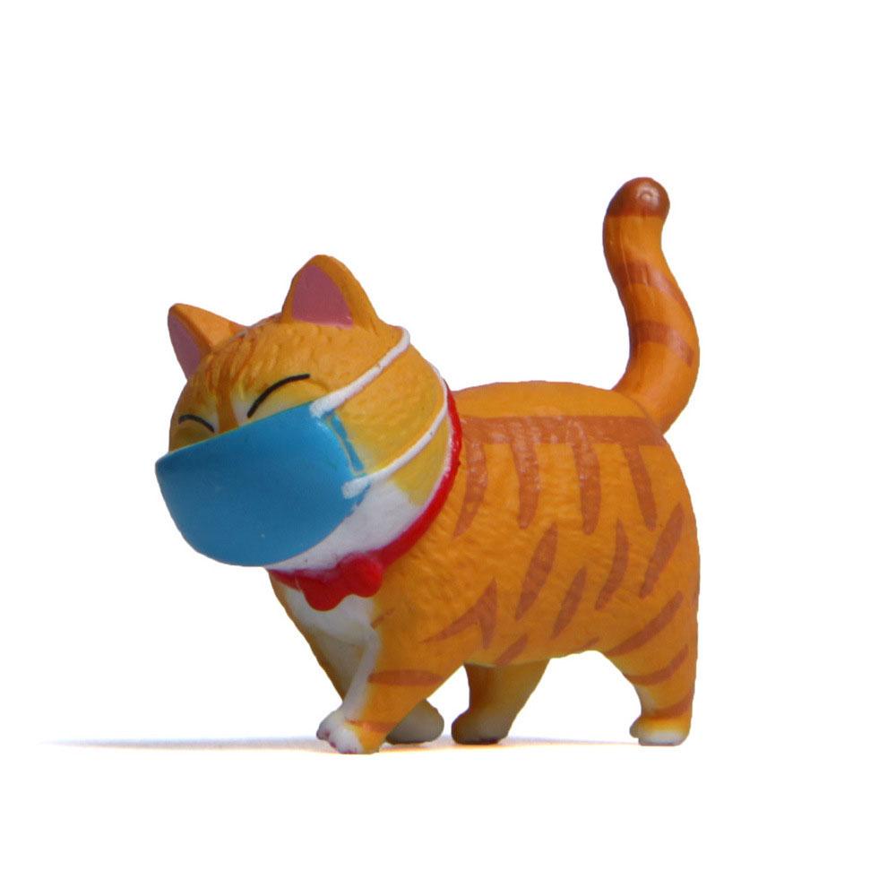 Mô Hình Chú Mèo Bằng PVC Trang Trí Tiểu Cảnh