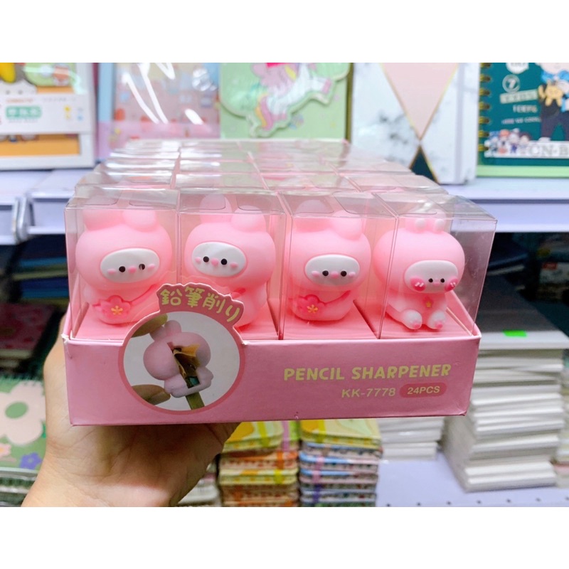 Đồ chuốc, gọt bút chì mẫu thú, đồ ăn dễ thương cho bé