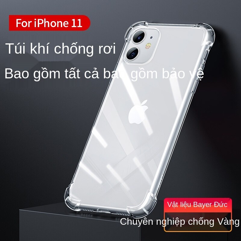 Ốp Lưng Trong Suốt Chống Rơi Cho Apple 11pro Xr Xs / 7 / 8plus / 6 / 6s 8p X