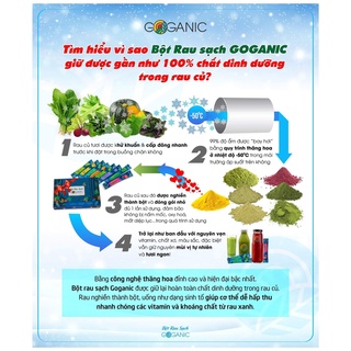 COMBO 3 Hộp Bột Rau Sạch Goganic