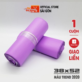 Túi Gói Hàng Niêm Phong TUIGOIHANG Vật Liệu Mới Tím Gia Cường Size 38x52cm