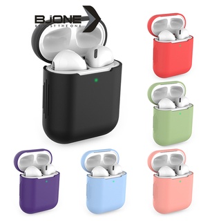 Hộp đựng tai nghe silicon BJONE cho Airpods 1 / 2 Vỏ mềm bảo vệ chống trầy xước chống nước