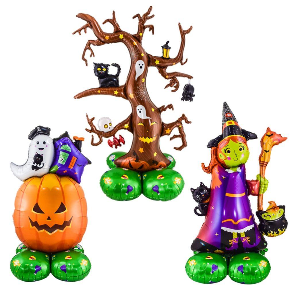 Bong Bóng Hình Ma Hoạt Hình Trang Trí Halloween