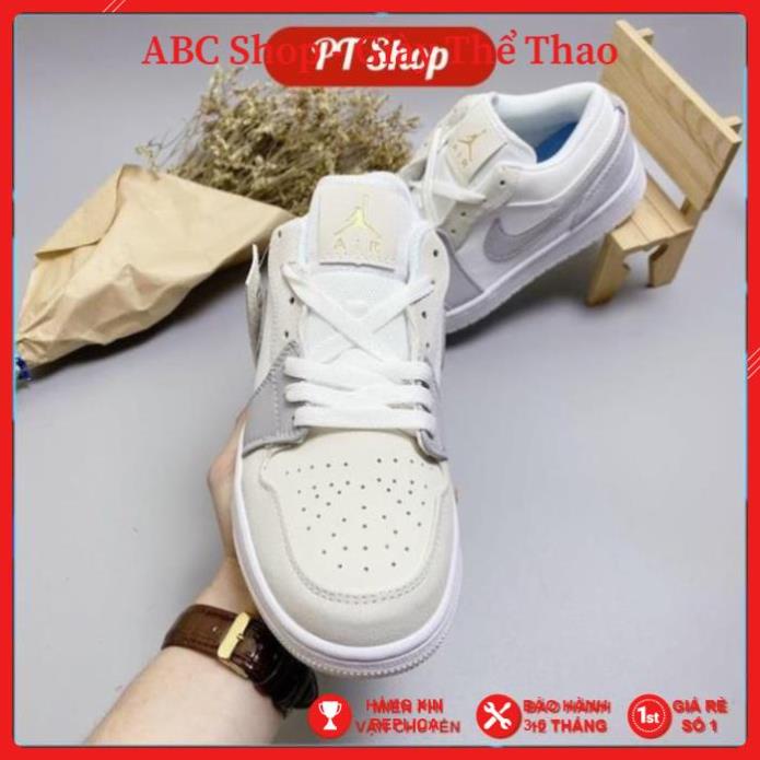 [FreeShip+ Hàng Xịn] Giày Thể Thao Jordan Paris Full phụ kiện, Giầy Jd1 xám xanh thấp cao cấp