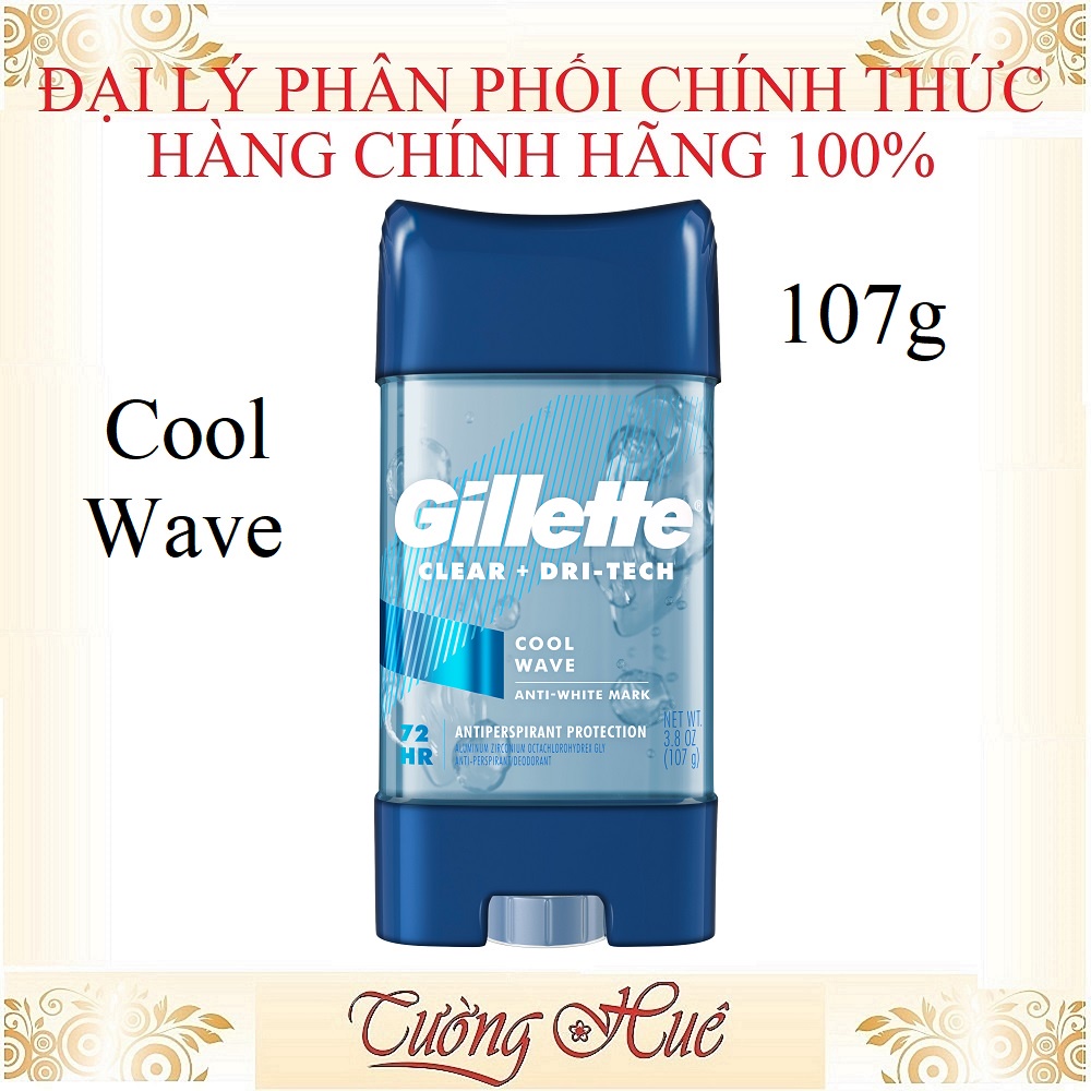 Lăn Khử Mùi Nam Gillette Dạng Gel Nhiều Mùi -107g