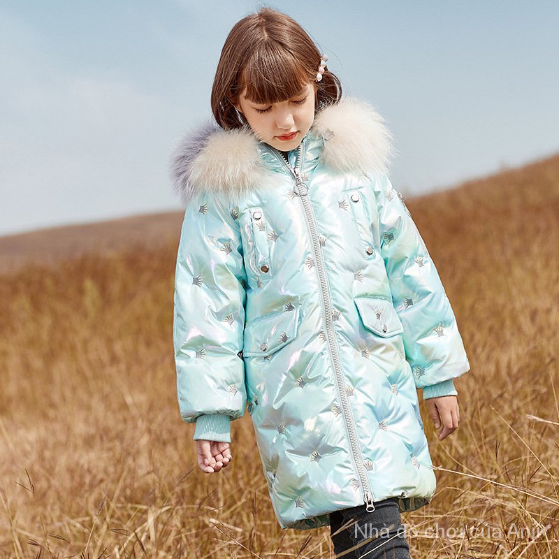 Children Girls Long Coat Thick Children For Baby Coat Winter Clothes
