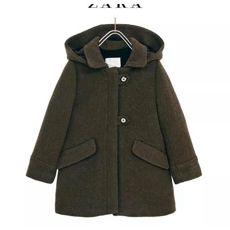 Áo khoác dạ xanh rêu cho bé | BigBuy360 - bigbuy360.vn