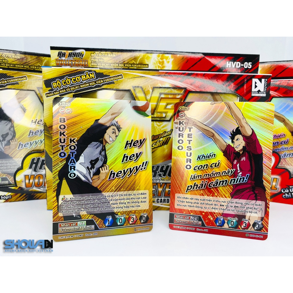 Bộ cờ bóng chuyền Haikyu - Combo 4 Bộ cơ bản - 4 bộ - 41 quân cờ/bộ