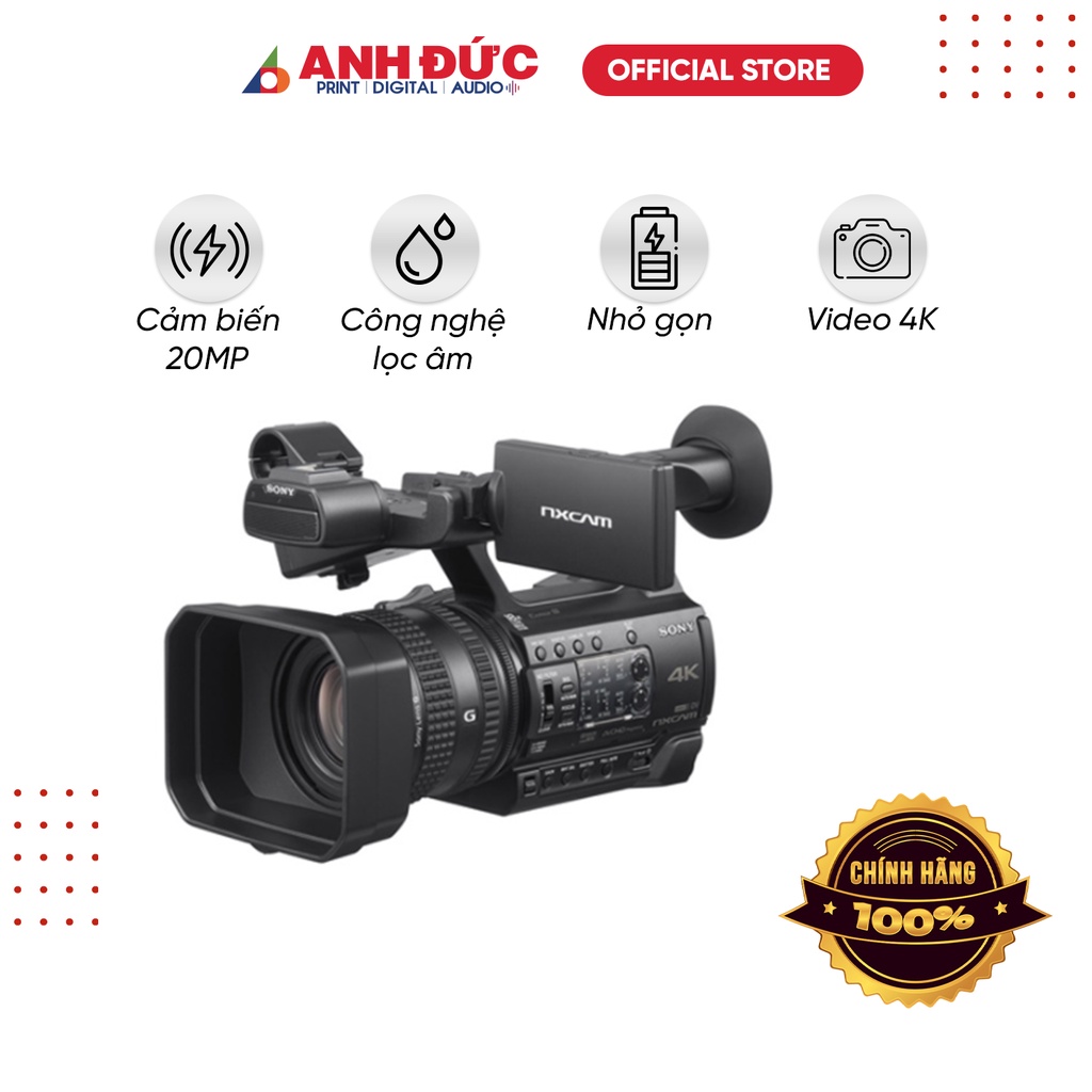 Máy quay chuyên nghiệp Sony HXR-NX200 quay HD cao cấp, Hàng chính hãng bảo hành 24 tháng Sony Việt Nam