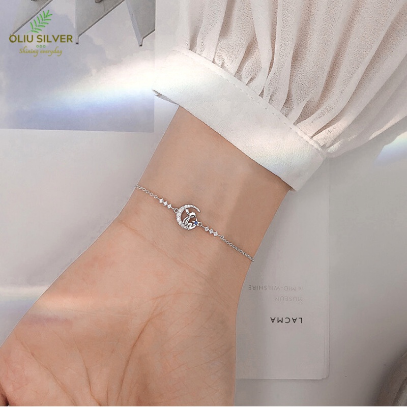 Vòng Tay Bạc S925 Hoàng Tử Bé Little Prince Dễ Thương | Lắc Tay Nữ Bạc 925 Thời Trang