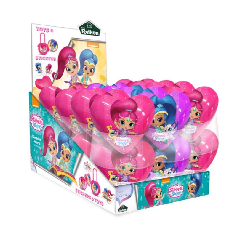 BỘ KẸO TRÁI TIM ĐỒ CHƠI HELLO KITTY/ SHIMMER & SHINE/ HELLO KITTY SURPRISE HEART