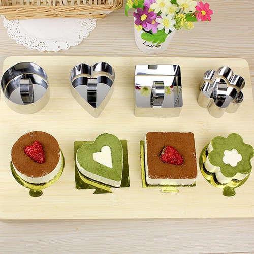 RING BANH MOUSSE MINI CÁC HÌNH 8X4CM (VUÔNG/TRÒN/TRÁI TIM<) 🍩FREESHIP🍩 - Kadi Mart nguyên liệu & dụng cụ làm bánh